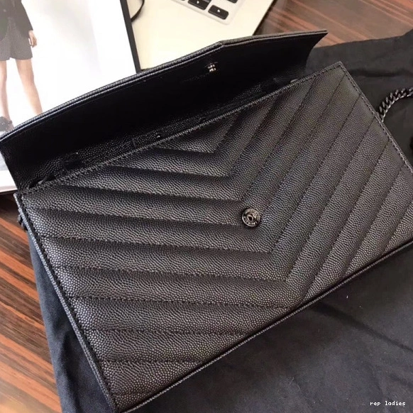 Repzbay REP MATELASSÉ CASSANDRE WALLET YSL CHAIN 0806
